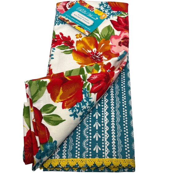 Pioneer Woman Wildflower Whimsy Kitchen Towel Set - Picture 1 of 3